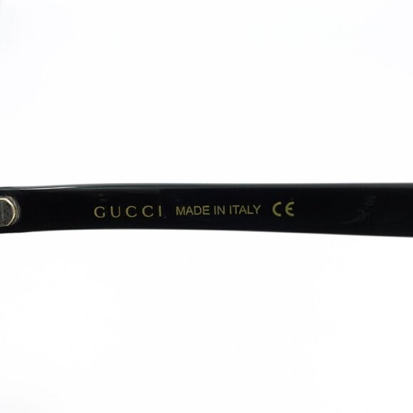 Gucci GG0022 Oversized Acetate Sunglasses Black Gray OS - Picture 8 of 16